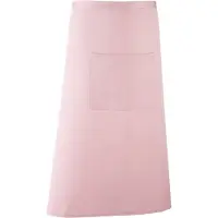 Premier Unisex Kleuren Barschort / Werkkleding (Lange Continentale Stijl) (Pakket van 2) (Roze)