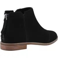Toms Rylie Leather Vrouwen Zwart Laarzen