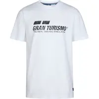 Petrol Industries Shirt 'Pit Stop' zwart gemêleerd / wit