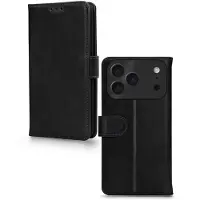 Mobilize Premium Gelly Wallet iPhone 17 Pro Hoesje Zwart