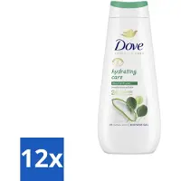 Dove Douchecrème - Hydrating Care - Aloe Vera - 400 ml - Voordeelverpakking - 12 stuks