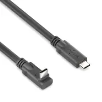 PureLink PureInstall MicroX4, 0,5 meter, USB-C, USB-C, USB4 Gen 2x2, 20 Gbit/s, zwart
