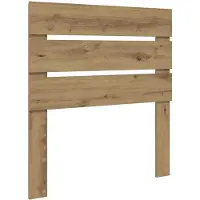 vidaXL Hoofdbord Artisan Eiken Bewerkt hout