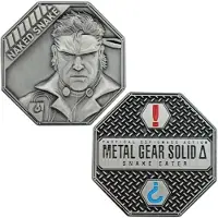Fanatic Metal Gear Solid Delta Collectable Coin Naked Snake Limited Edition Coins