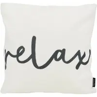 Gek op kussens! Black & white relax outdoor | 45 x 45 cm | kussenhoes | polyester