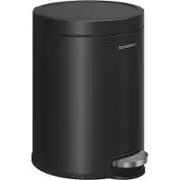Songmics Prullenbak – 6 liter – Softclose deksel – Voor badkamer