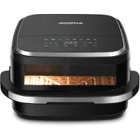 Aigostar Airfryer XL Surface - 4L - Voor Pizza - Zwart