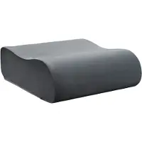 vidaXL Zitkussen Effen Grijs 40 x 40 x 13 cm PU Schuim