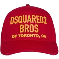 Dsquared2 Bros Of Toronto Basebalkap (Rood)
