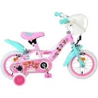 Volare Paw Patrol Kinderfiets - Meisjes - 12 inch - Roze - Twee handremmen
