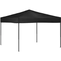 vidaXL Partytent inklapbaar 3x3 m zwart