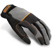 Handy Werkhandschoenen XL met Klittenband – Siliconen Grip – Comfortabel & Allround - Heren en Dames - 1 Paar [10257XL]