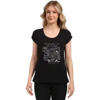 KILPI Roane T-shirt Met Korte Mouwen Zwart 36 Vrouw
