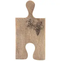 Orion - Snij- en Serveerplank - Mango Hout - 29,5x15cm - Decoratieve Vorm