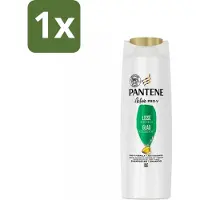 Pantene 1 x - Shampoo - Glad & Zijdezacht - Voedt en Versterkt - Voor Pluizig Haar - 225 ml - Pluis - Droog Haar - Zijdezacht Haar - Haar Verzorging - Haar Voeding