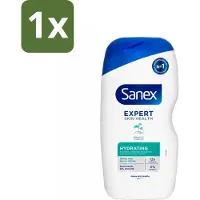 Sanex 1 x Douchegel Expert Skin Health Hydrating 400 ml - Hydratatie Huid - Douchegel - Huid Verzorging - Glycerine - Inuline