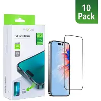 Rixus Clear HD Full Curved Edge Tempered Glass For Apple iPhone 17 Air (10-Pack)