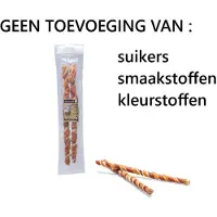 Beeztees - hondensnacks - chewingsticks - kauwsticks ** 2 st van +- 40 cm - kip/rund - geen toevoeging van suikers, smaakstoffen en kleurstoffen