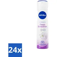 Nivea – Deodorant Spray – Fresh Sensation – 150 ml - Voordeelverpakking - 24 stuks