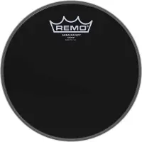 Remo ES-0008-00 8" Ebony Ambassador Tomvel
