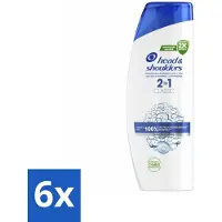 Head & shoulders 6 x - Shampoo - 2-in-1 - Classic - 100% Roosvrij - 400 ml - Roos Shampoo - Anti-roos Shampoo - Shampoo Conditioner - Hoofdhuidverzorging - Haarverzorging