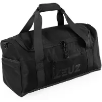 ZEUZ Sporttas Dames & Heren voor Fitness & CrossFit – Sportzak & Sport Tas – Schoudertas – Gym Duffel Bag – Reistas & Weekendtas – 35 Liter - Zwart