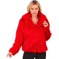 Widmann Vuur Rode Bontjas Vrouw