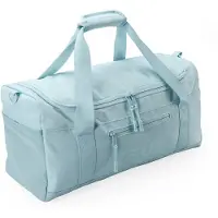 ZEUZ Sporttas Dames & Heren voor Fitness & CrossFit – Sportzak & Sport Tas – Schoudertas – Gym Duffel Bag – Reistas & Weekendtas – 35 Liter - Lichtblauw