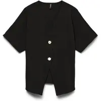 Vero Moda Gebreid vest zwart