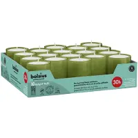 Bolsius Horeca Relight Navullingen 64/52 Olijfgroen (18 stuks)