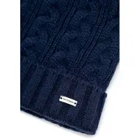 WITTCHEN - Dames Baret - Met Pompom - Navy Blauw - Acryl