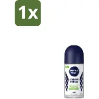 Nivea 1 x - Men - Deodorant - Roller - Sensitive Protect - 50 ml - Gevoelige Huid - Deodorant Roller - 48 Uur Bescherming - Zweet En Geur - Kamille Extract