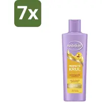 Andrélon 7 x – Shampoo – Perfecte Krul – 250 ml - Krullen Verzorging - Krulshampoo - Kruldefinitie - Pluisvrij Haar - Krulverzorging