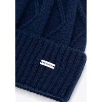 WITTCHEN - Dameshoed - Met Contrasterende Pompom - Marineblauw - Acryl
