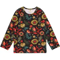 Walkiddy Kinder Meisjes T-Shirt – Cheerful Flowers serie – Maat 104 – GOTS-gecertificeerd Biologisch Katoen | Comfort & Duurzaamheid voor Kinderen