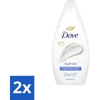Dove Douchecrème - Hydrate - 450 ml - Voordeelverpakking - 2 stuks