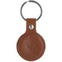 Golden Head Leren sleutelhanger Polo Schlüsselanhänger für AirTag 5114 Cognac bruine