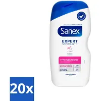 Sanex – Douchegel – Expert Skin Health Hypoallergeen – 400 ml - Bulkverpakking - 20 stuks
