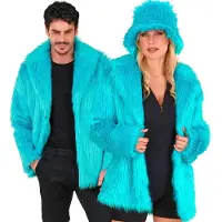 Widmann Bontjas Pluche Turquoise - Maat XXL