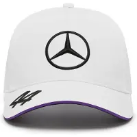 Mercedes -Benz Trucker Cap – Wit – Verstelbaar – Ademend Mesh – Sportieve Pet