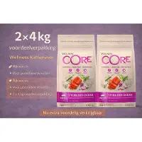 Wellness Core - Grain Free Cat Sterilised 2 x 4 kg Zalm - Kattenvoer