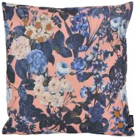 Gek op kussens! Floral lila outdoor | 45 x 45 cm | kussenhoes | katoen