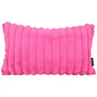 NOVÉE Rosie rib roze | 30 x 50 cm | kussenhoes | polyester