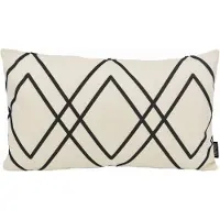 Gek op kussens! Avery cross | 30 x 50 cm | kussenhoes | katoen/linnen