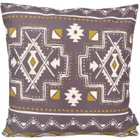 Gek op kussens! Sierkussen indian style paars | 45 x 45 cm | katoen/linnen