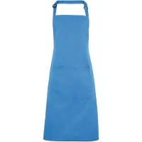 Premier Dames/Dames Kleuren Bipschort Met Zak / Werkkleding (Saffier)