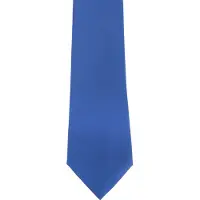 Premier Herensatineband (smal blad) (pakje van 2) (Middenblauw)