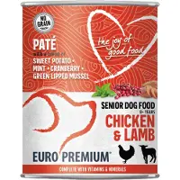 Euro Premium Paté Senior Hondenvoer Nat Chicken & Lamb 400 Gr