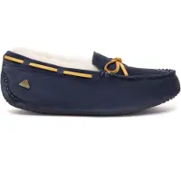 EVER AU Dames leren loafers – Crested