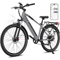 Hitway Elektrische Fiets BK7S Plus - 29 Inch City Commuter EBike met Afneembare 36V 12.8Ah Lithium Batterij - Mountain E-Bike met 250W Motor - 7 Versnellingen - IP54 Waterdicht - Elektrische Fietsen